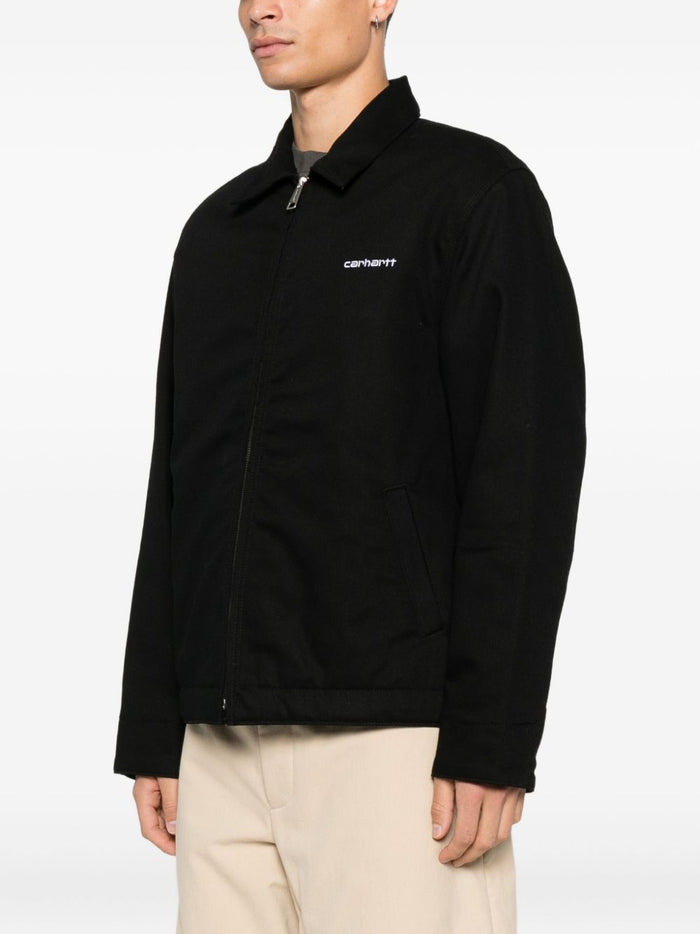 Carhartt Wip Giubbotto Nero Uomo Chiusura Cerniera 1