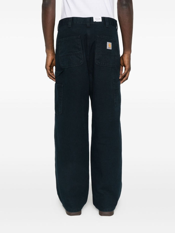 Carhartt Wip Jeans Blu Uomo Gamba Dritta 2