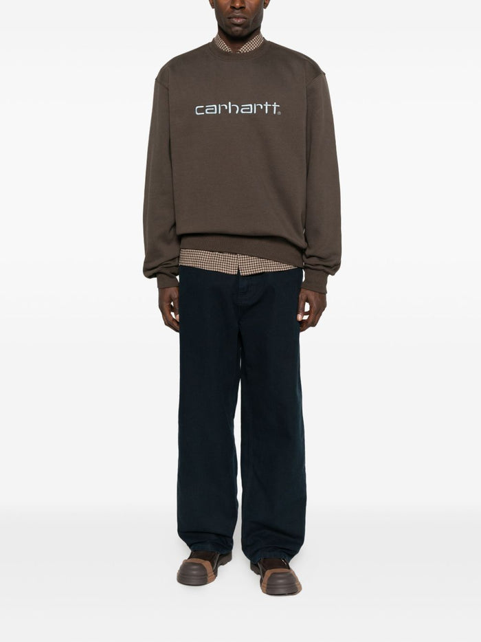 Carhartt Wip Jeans Blu Uomo Gamba Dritta 1