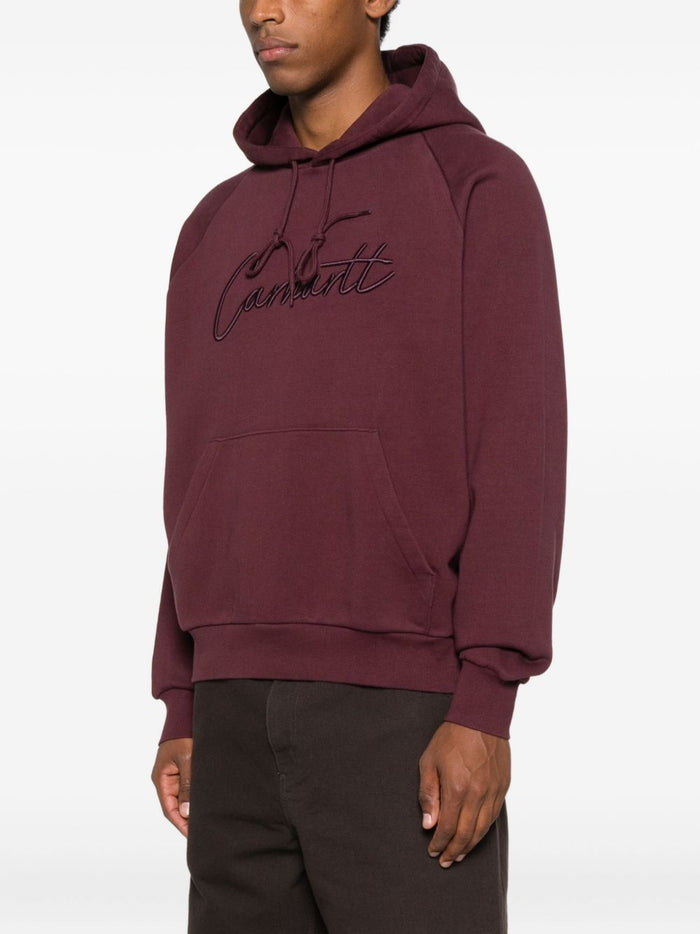 Carhartt WIP Script Embroidery Herren Sweatshirt Lila 1