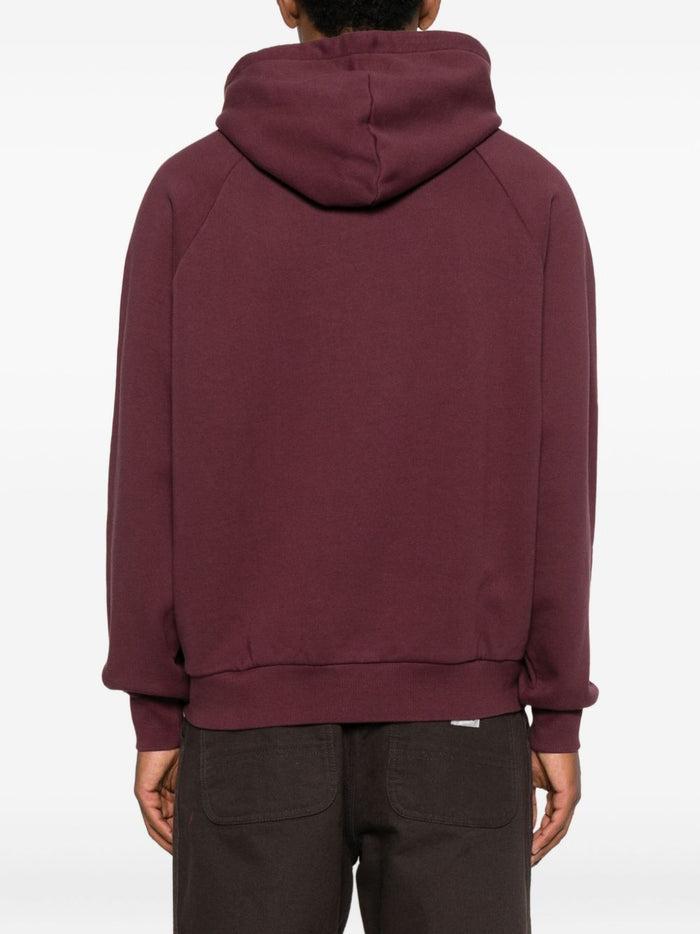 Carhartt WIP Script Embroidery Herren Sweatshirt Lila 3