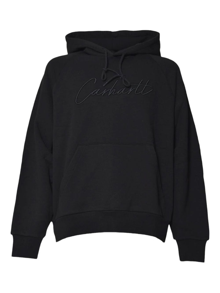 Carhartt Wip Herren-Kapuzenpullover mit Logo-Stickerei in Schwarz 1