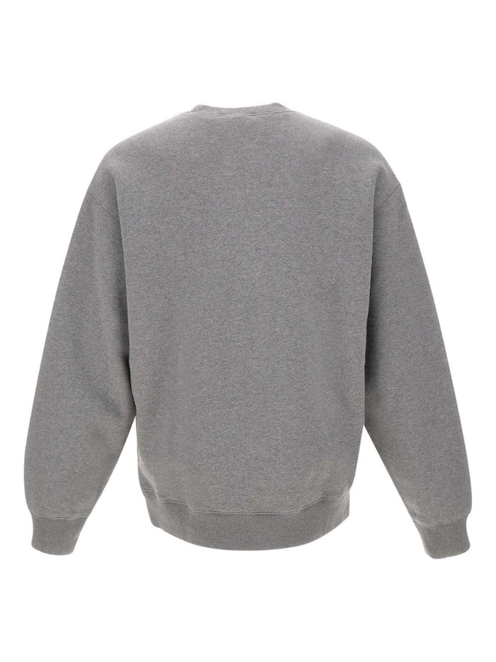 Carhartt Wip Felpa Grigio Uomo Girocollo con Logo 2