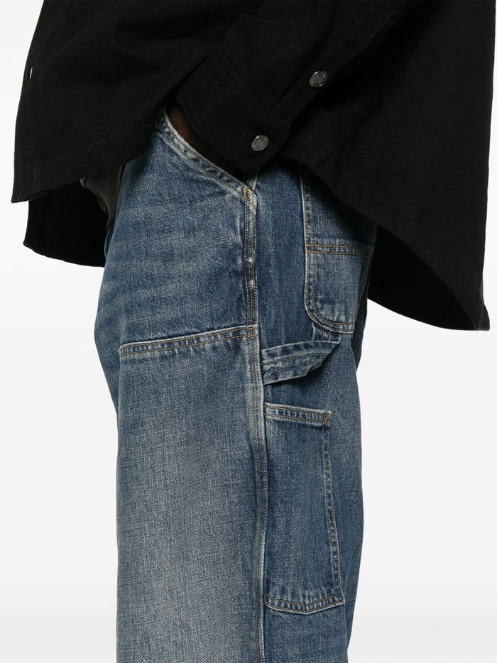 Carhartt Wip Jeans Blau Herren Arbeitskleidung Stil 4