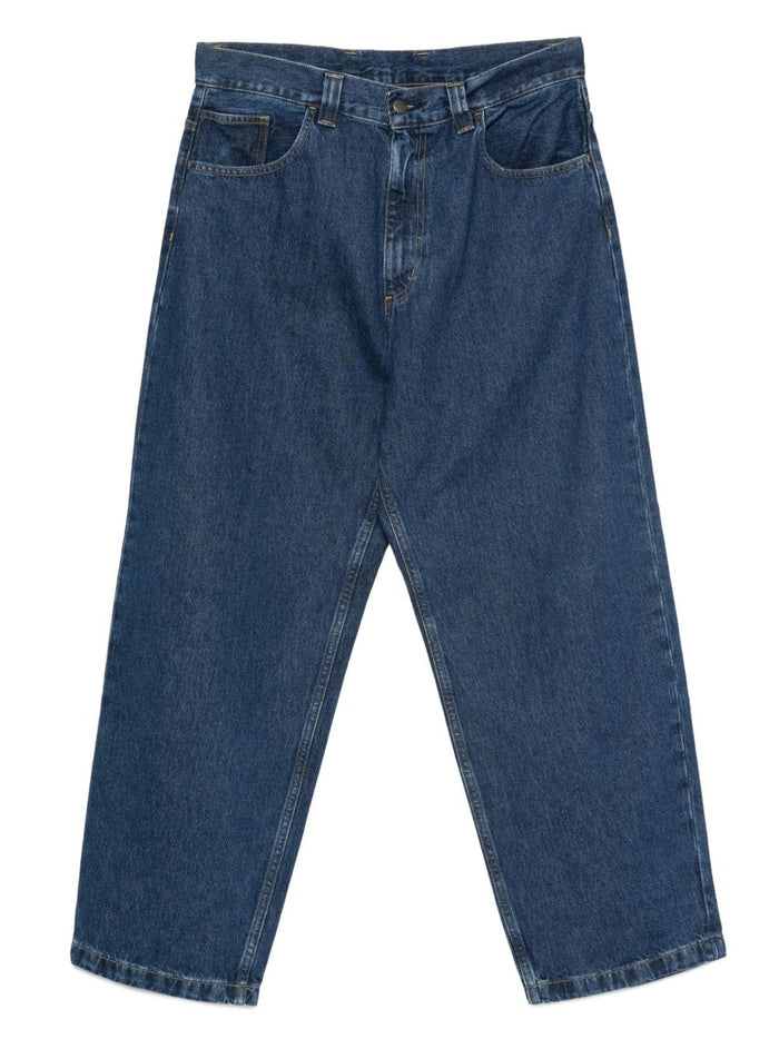 Carhartt Wip Jeans Blu Uomo Brandon Lavaggio Medio 5