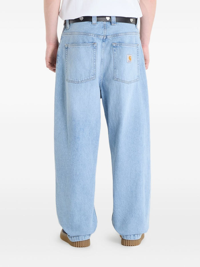 Carhartt Wip Jeans Brandon Uomo Blu 5