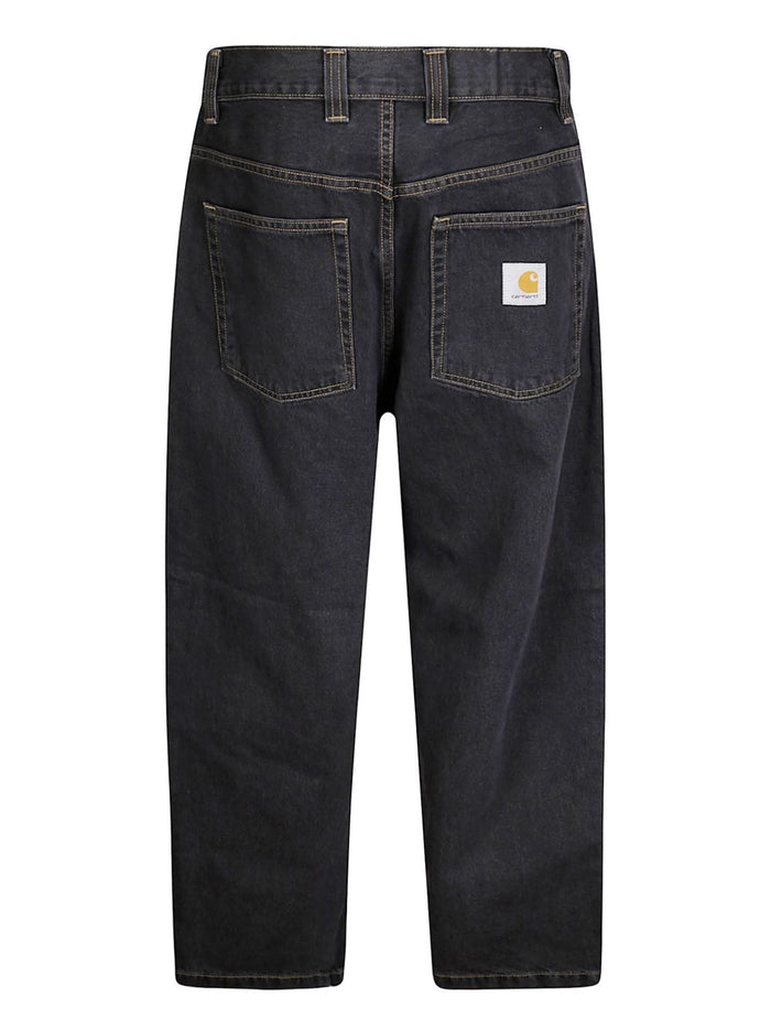 Carhartt Wip Jeans Nero Uomo Brandon 3