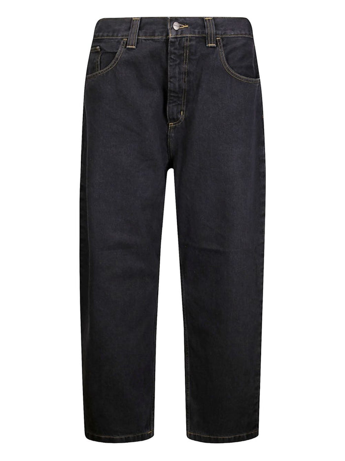 Carhartt Wip Jeans Nero Uomo Brandon 1