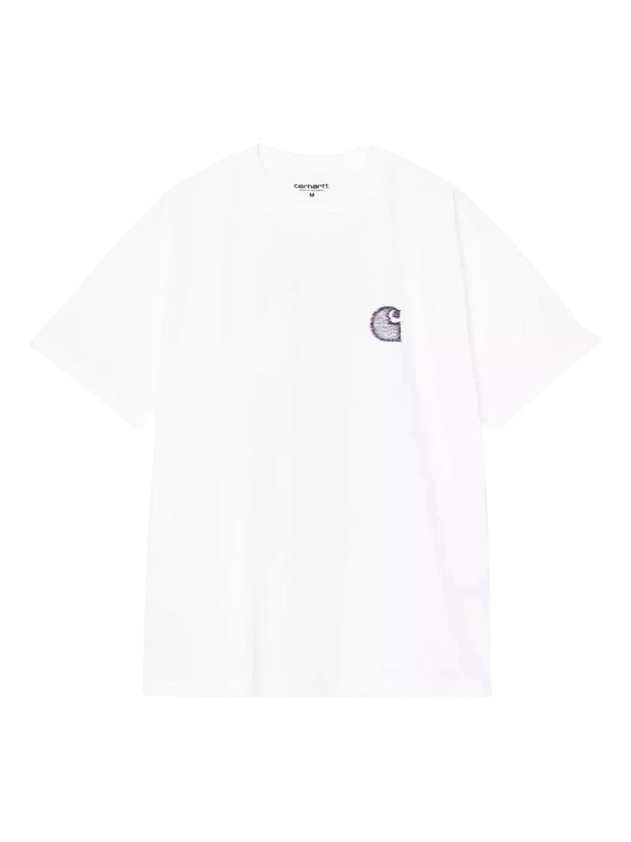 Carhartt Wip Men's White T-shirt Mind Your Head 1