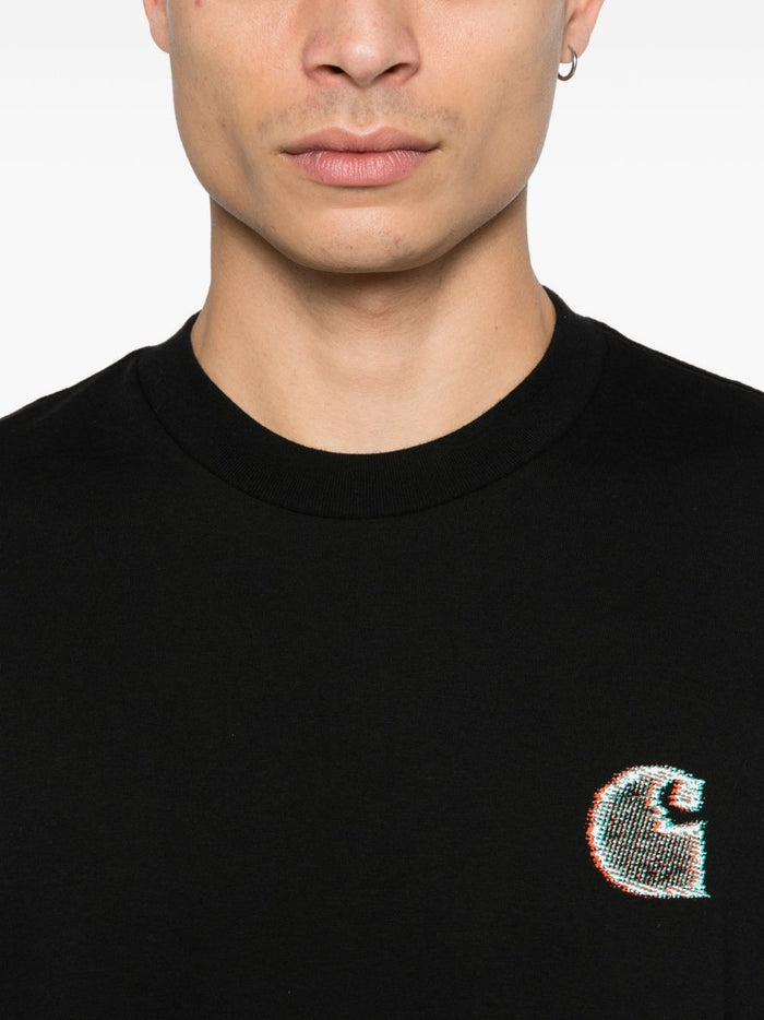 Carhartt WIP Men's Black Logo T-Shirt 4