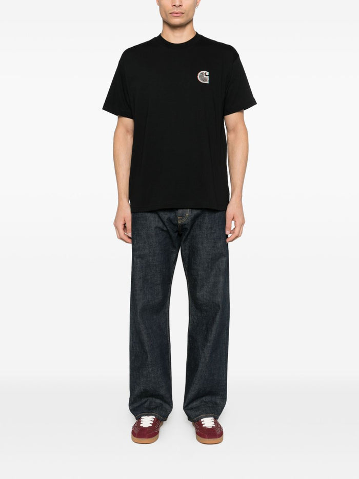 Carhartt WIP Men's Black Logo T-Shirt 2