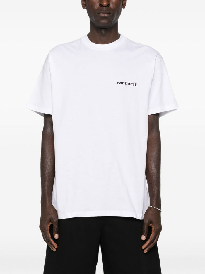 Carhartt Wip Men's White Archive Script T-shirt 1