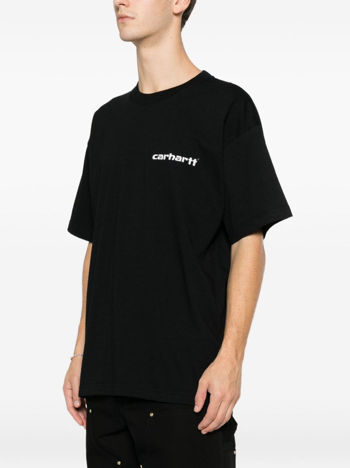 Carhartt Wip T-shirt Nero Uomo Archive Script 2