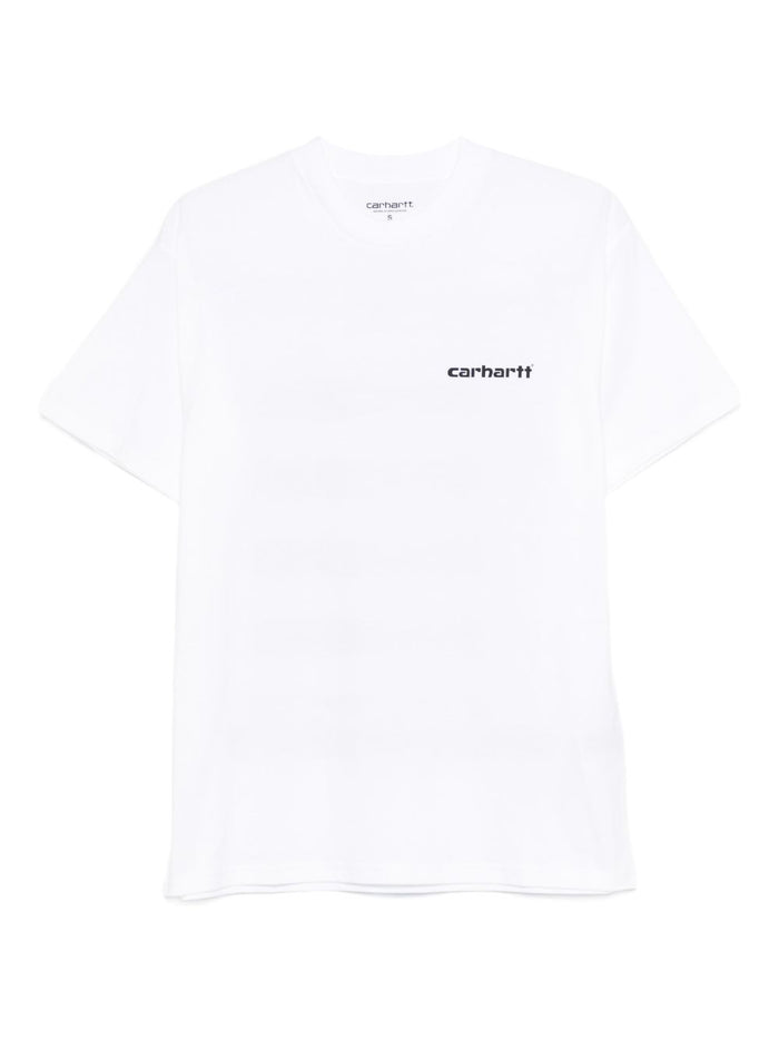 Carhartt Wip T-shirt Bianco Uomo Archive Lines 1