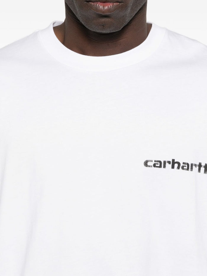 Carhartt Wip T-shirt Bianco Uomo S/S Caps 4