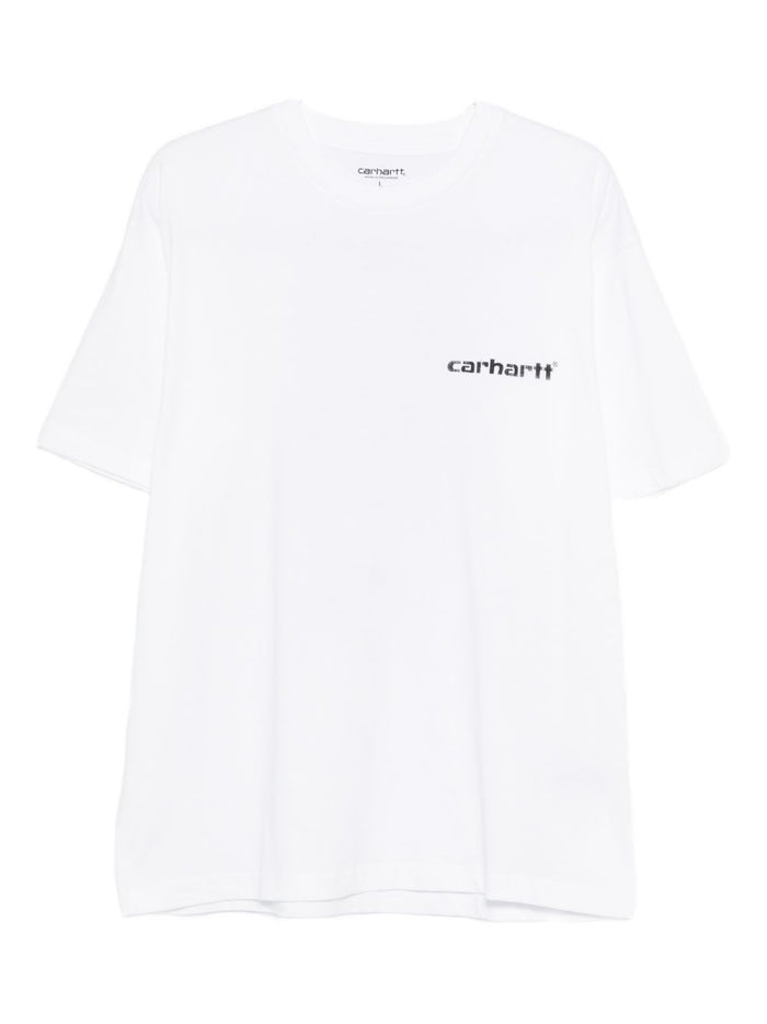 Carhartt Wip T-shirt Bianco Uomo S/S Caps 5