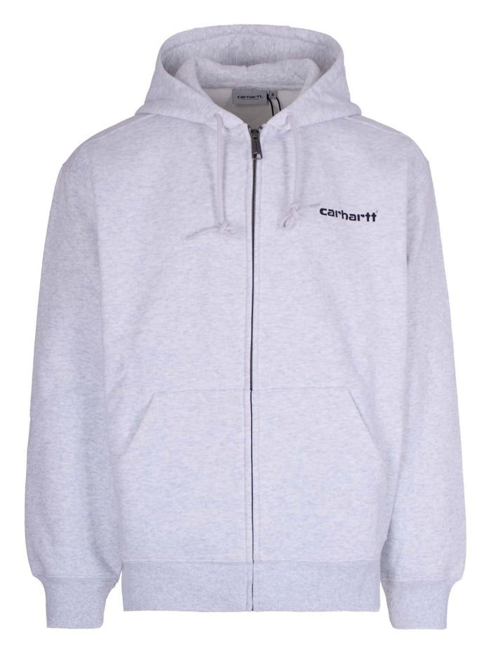 Carhartt Wip Giubbotto Grigio Uomo Stampa Posteriore 1