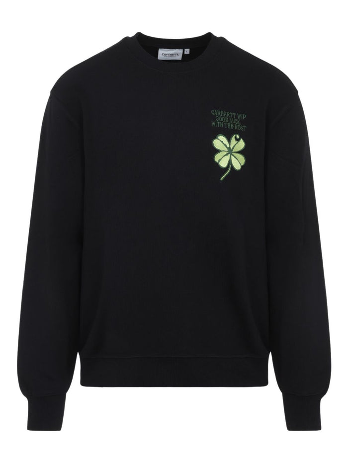 Carhartt Wip Felpa Nero Uomo Clover 1