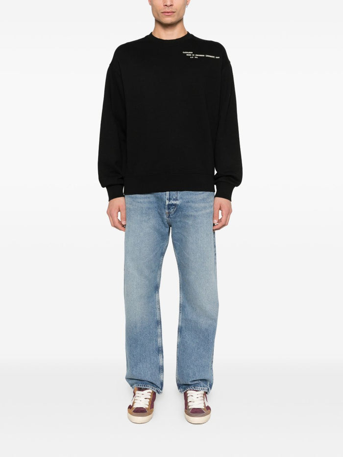 Carhartt Wip Felpa Nero Uomo Punched 2