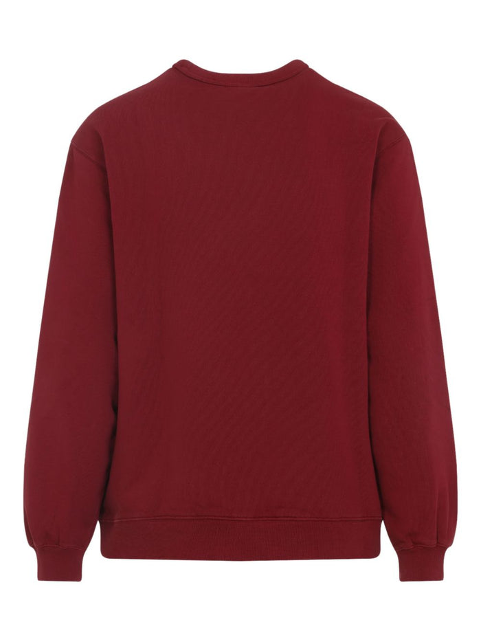 Carhartt Wip Felpa Rosso Uomo Stampa Logo 2