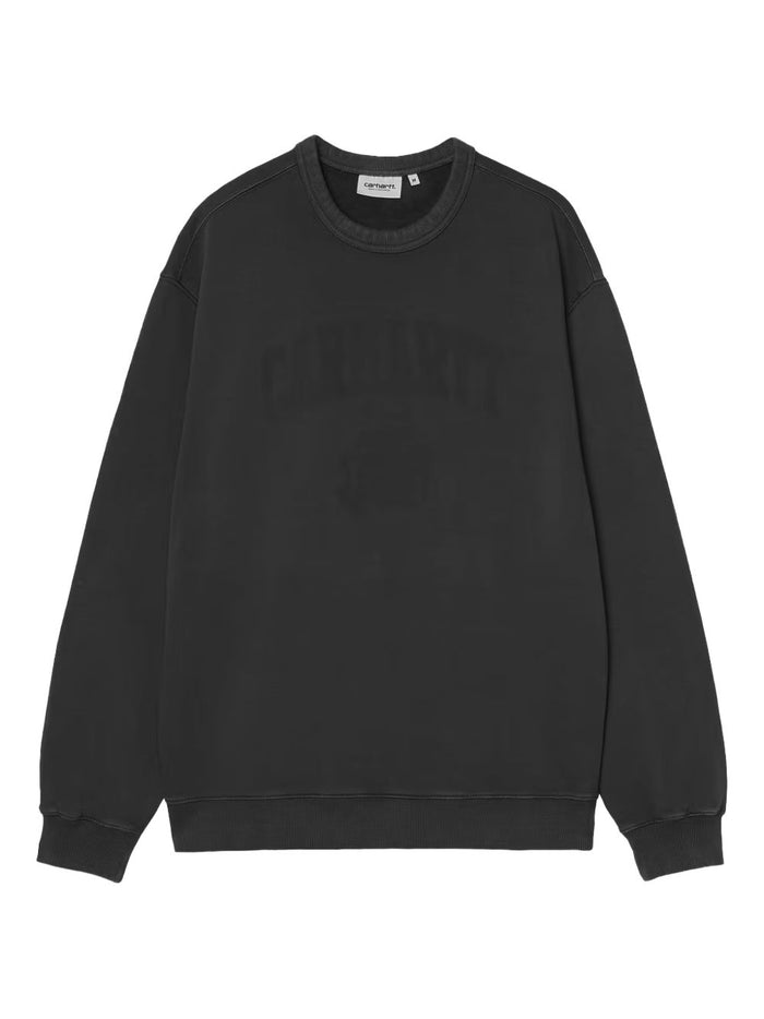 Carhartt Wip Felpa Nero Uomo Faded Pond Corps 1