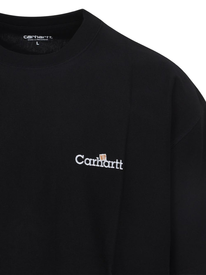 Carhartt Wip T-shirt Label Uomo Nero 3