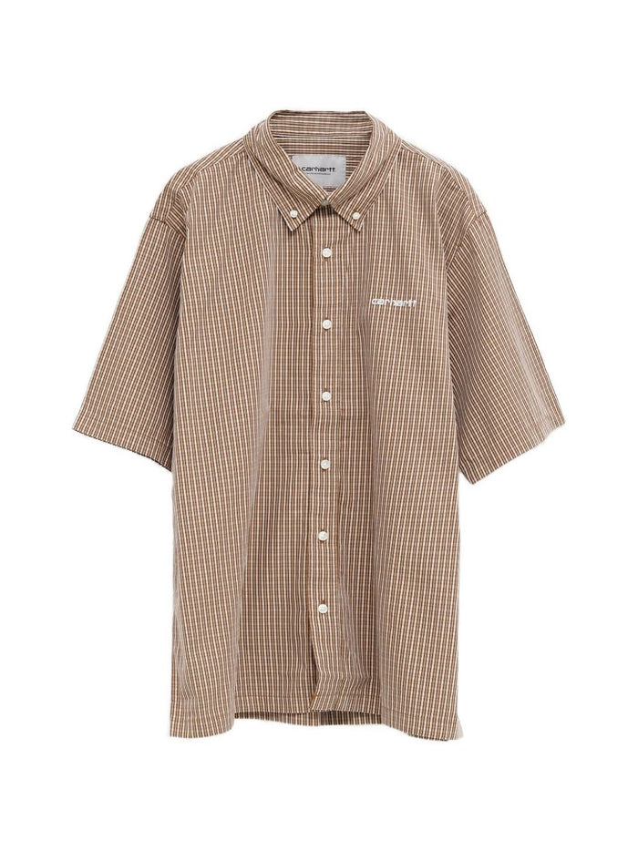 Carhartt Wip Men's Groff Shirt Brown 1