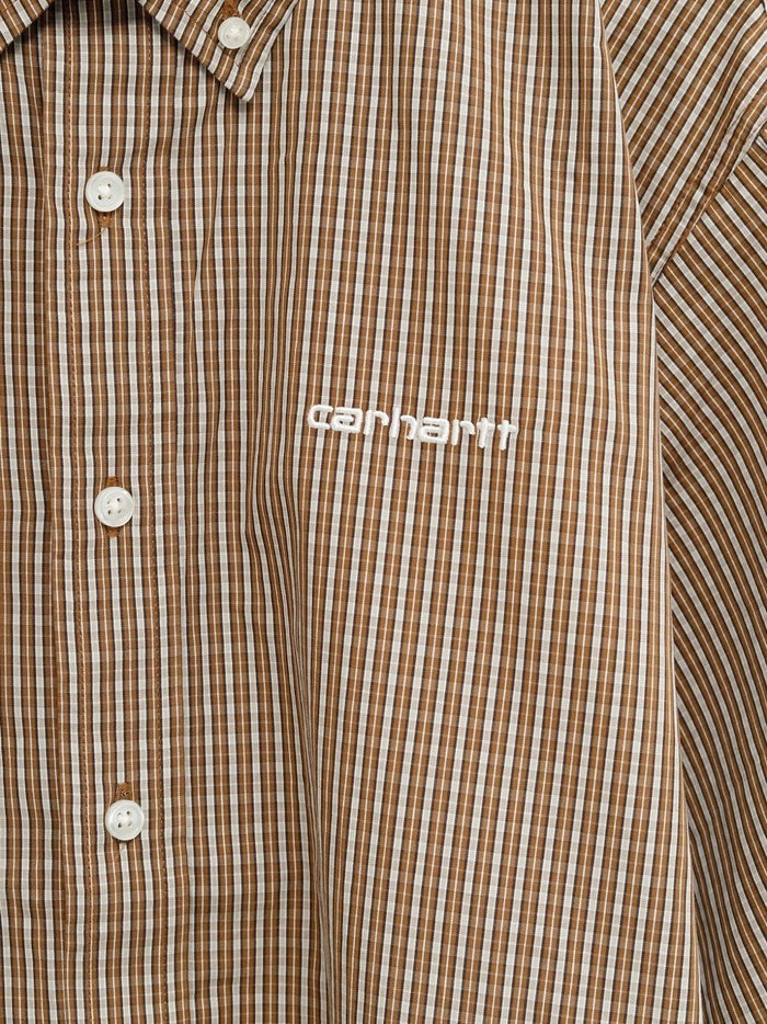 Carhartt Wip Men's Groff Shirt Brown 3