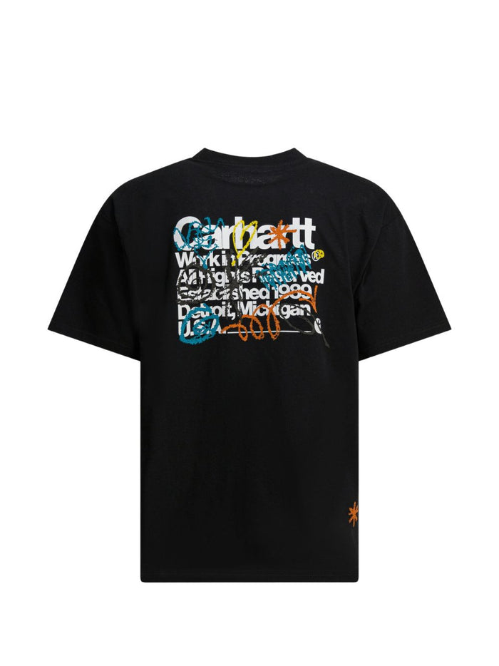 Carhartt Wip T-shirt Nero Uomo 4