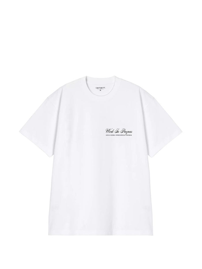 Carhartt Wip T-shirt Logo Uomo Bianco 1