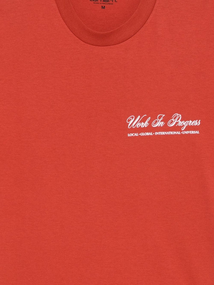 Carhartt Wip T-shirt Cloud Heart Uomo Rosso 3