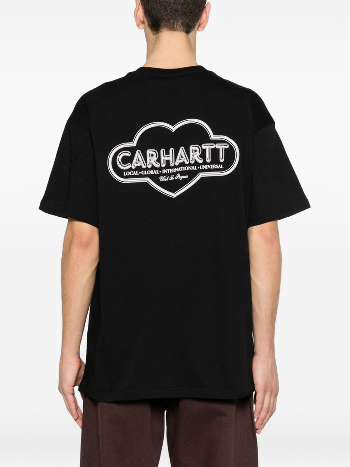 Carhartt Wip T-shirt Cloud Heart Uomo Nero 3
