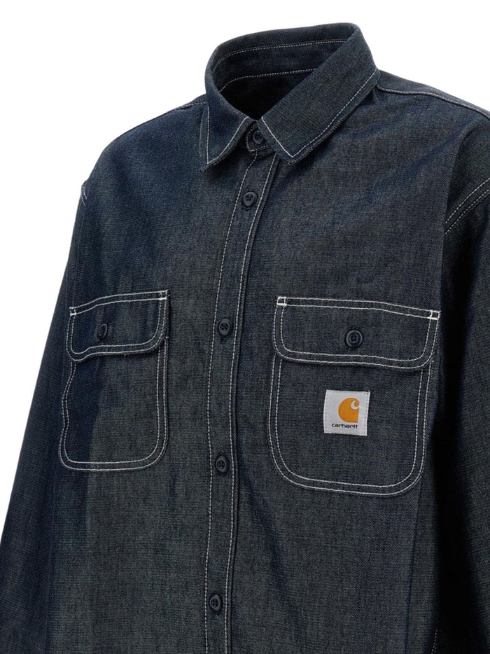 Carhartt Wip Camicia Blu Uomo 3