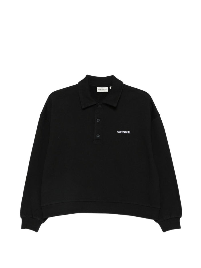Carhartt Wip Polo Brenta Donna Nero 1
