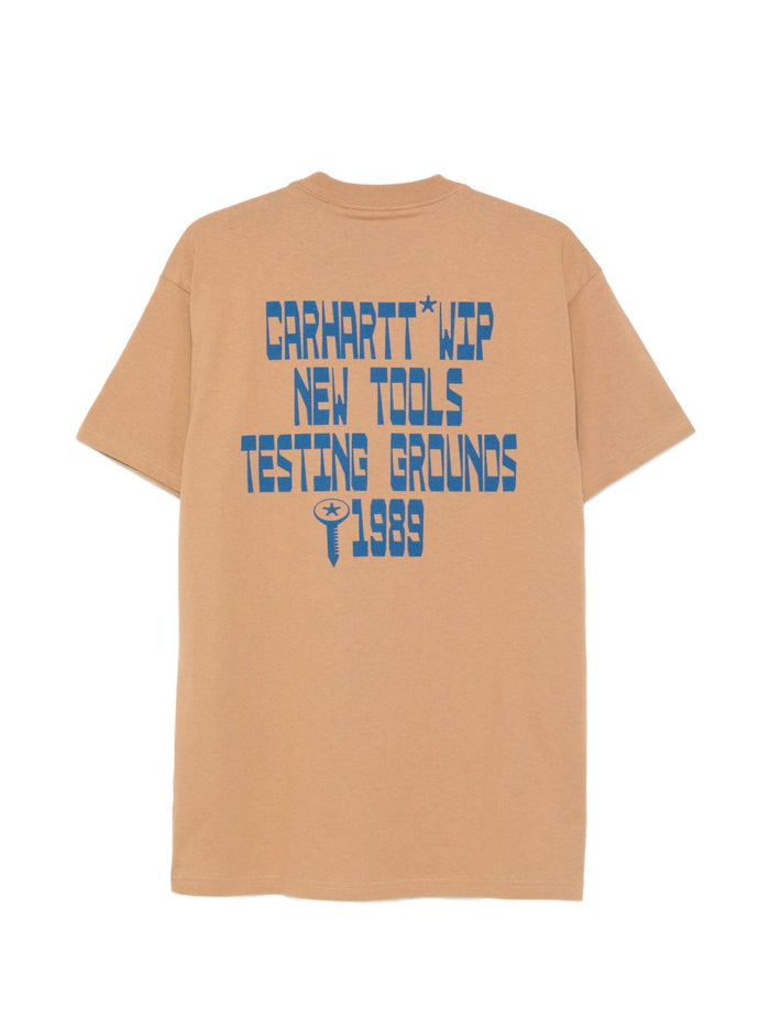 Carhartt Wip T-shirt Marrone Uomo Blocks 2