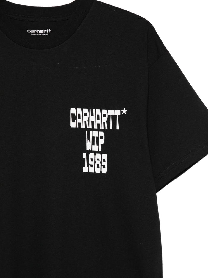 Carhartt Wip T-shirt Logo Uomo Nero 3