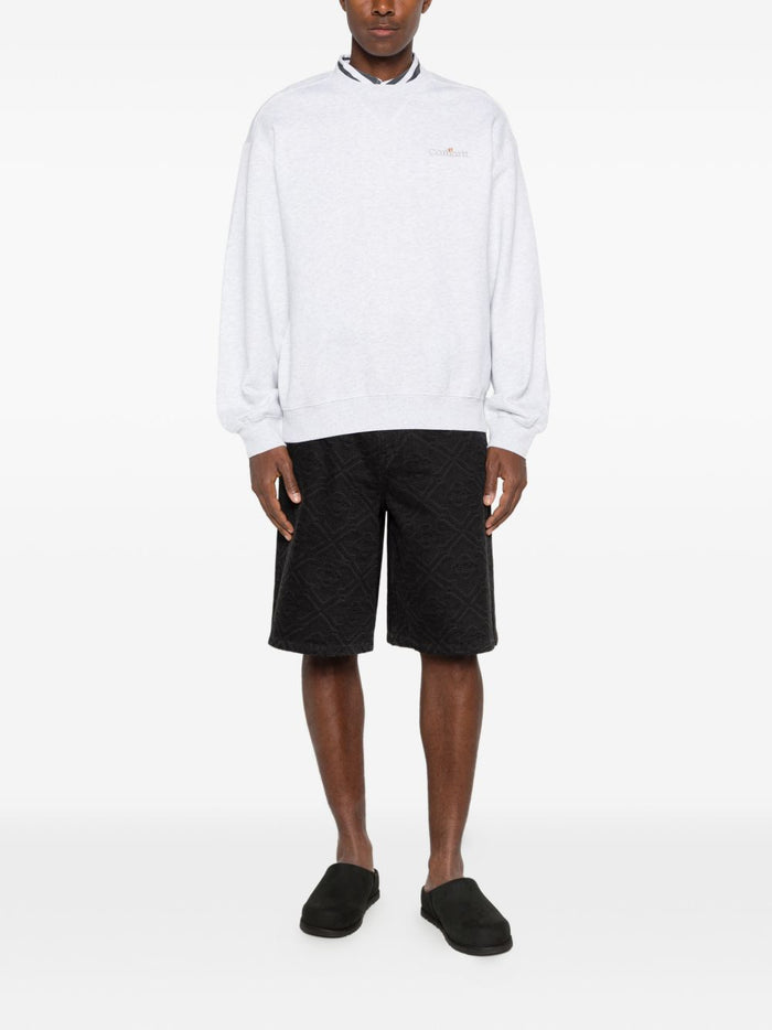 Carhartt Wip Felpa Label Uomo Grigio 2