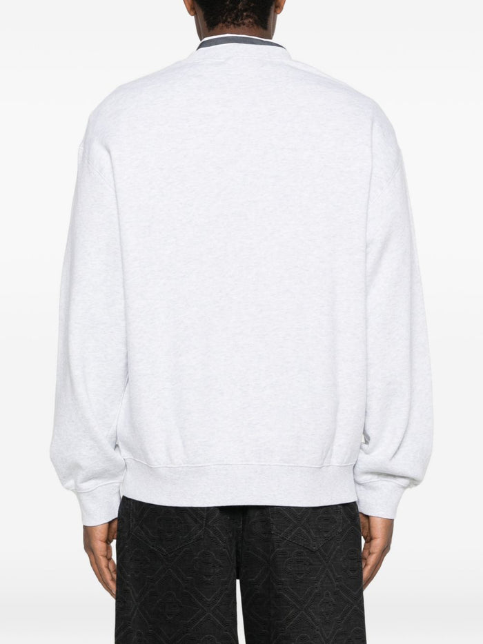 Carhartt Wip Felpa Label Uomo Grigio 3