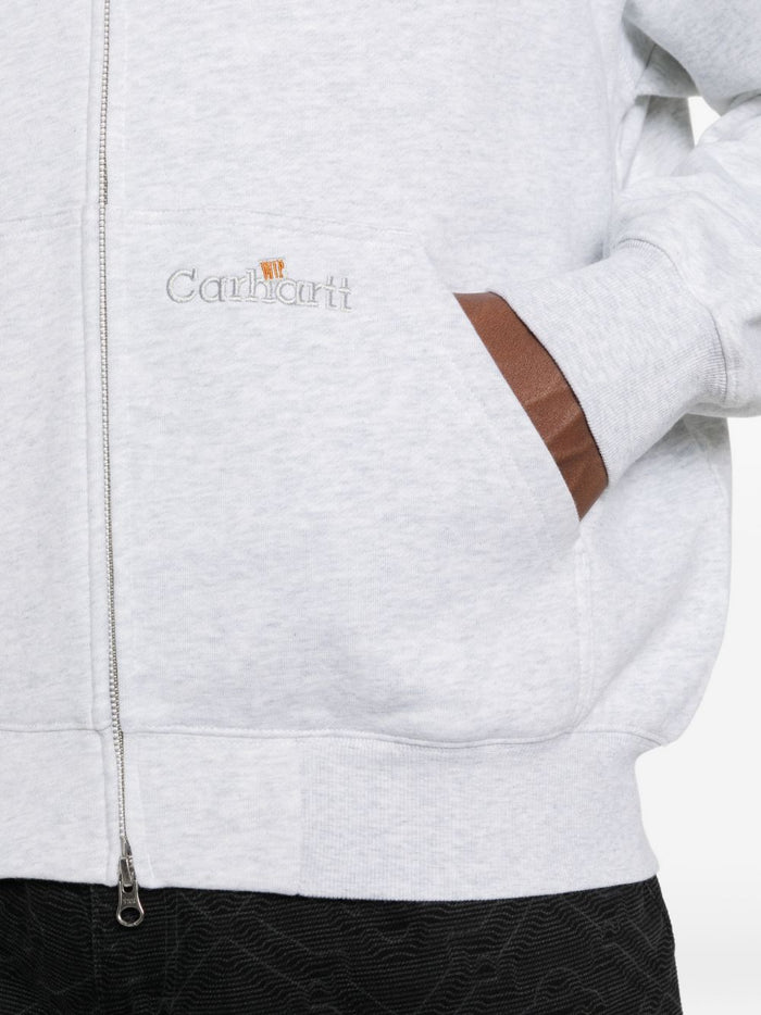 Carhartt Wip Giubbotto con Zip Uomo Grigio 4