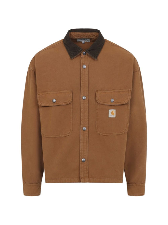 Carhartt Wip Giubbotto Tasche sul Petto Uomo Marrone 1