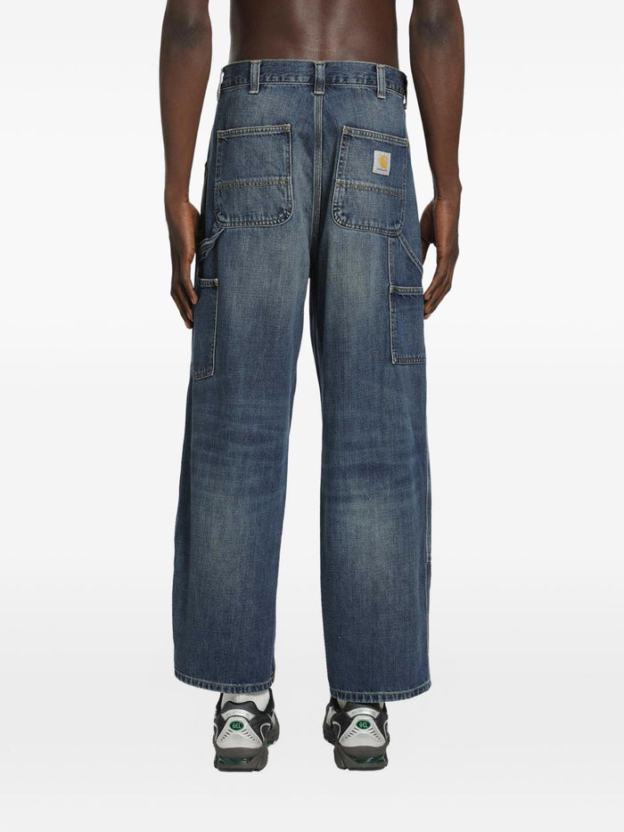 Carhartt Wip Jeans Crop Uomo Blu 3