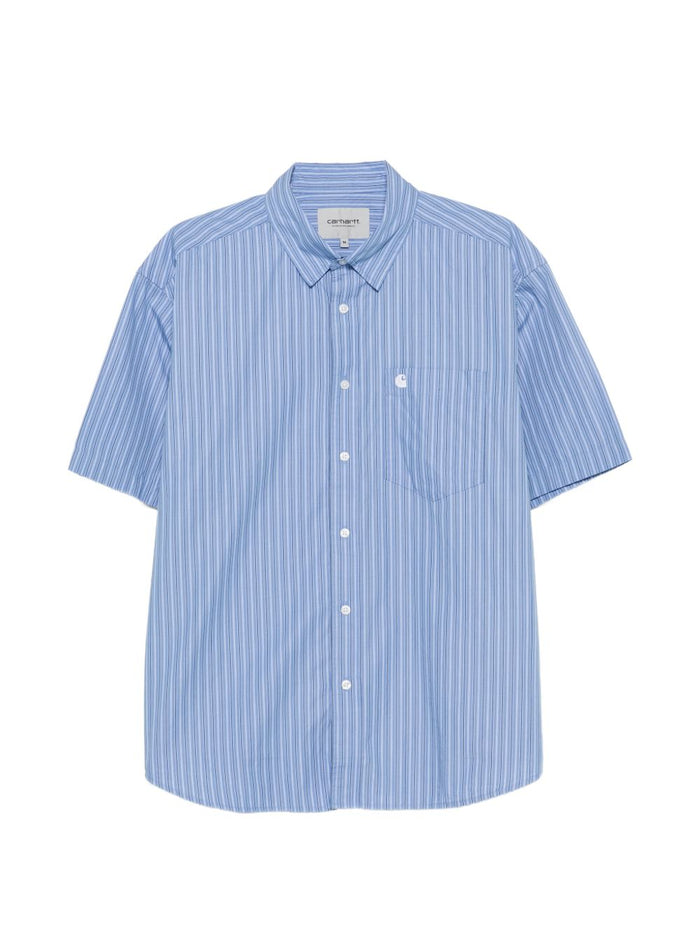 Carhartt Wip Camicia Stripe Curacao Uomo 1