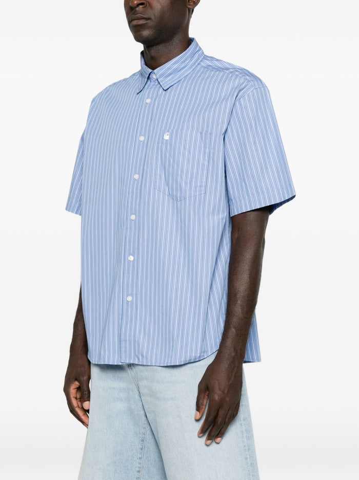 Carhartt Wip Camicia Stripe Curacao Uomo 3