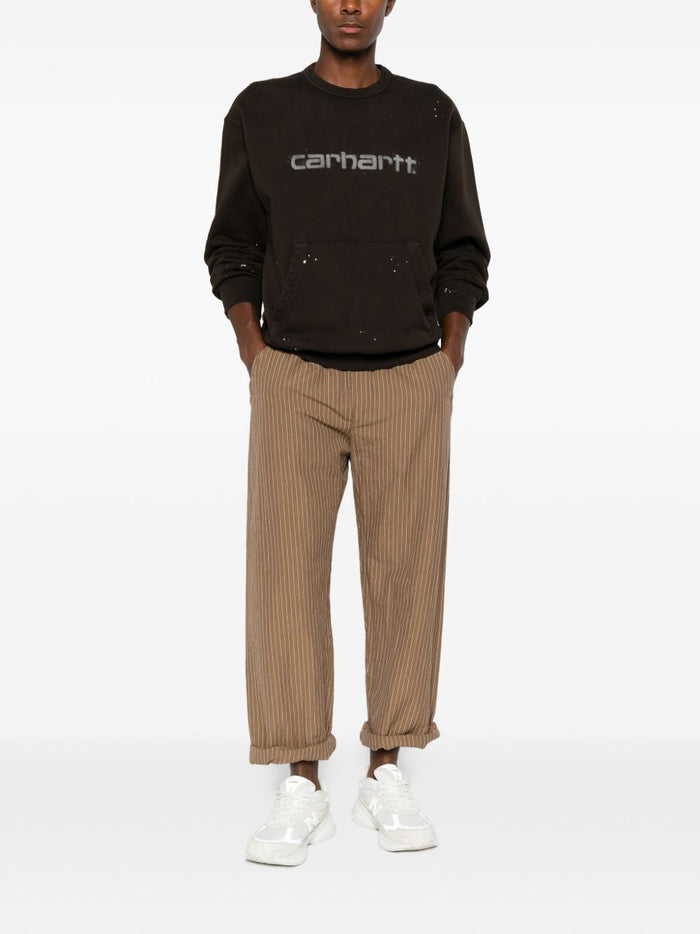 Carhartt Wip Felpa Marrone Uomo 5