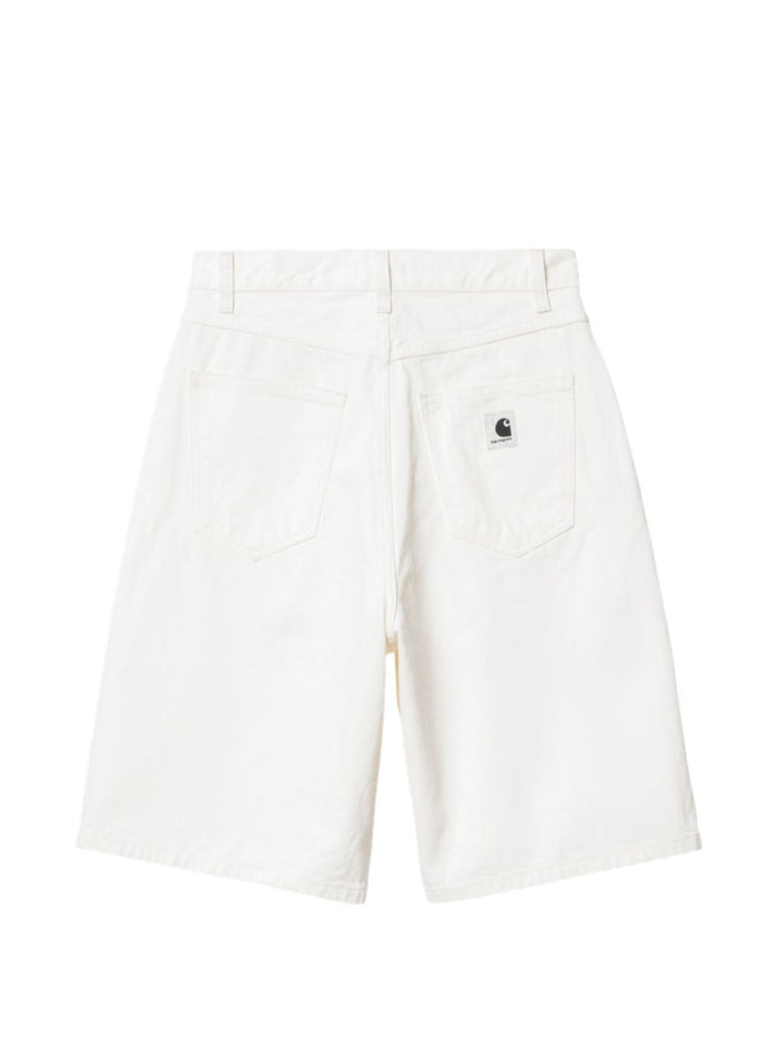 Carhartt Wip Short Brandon Donna Bianco 2