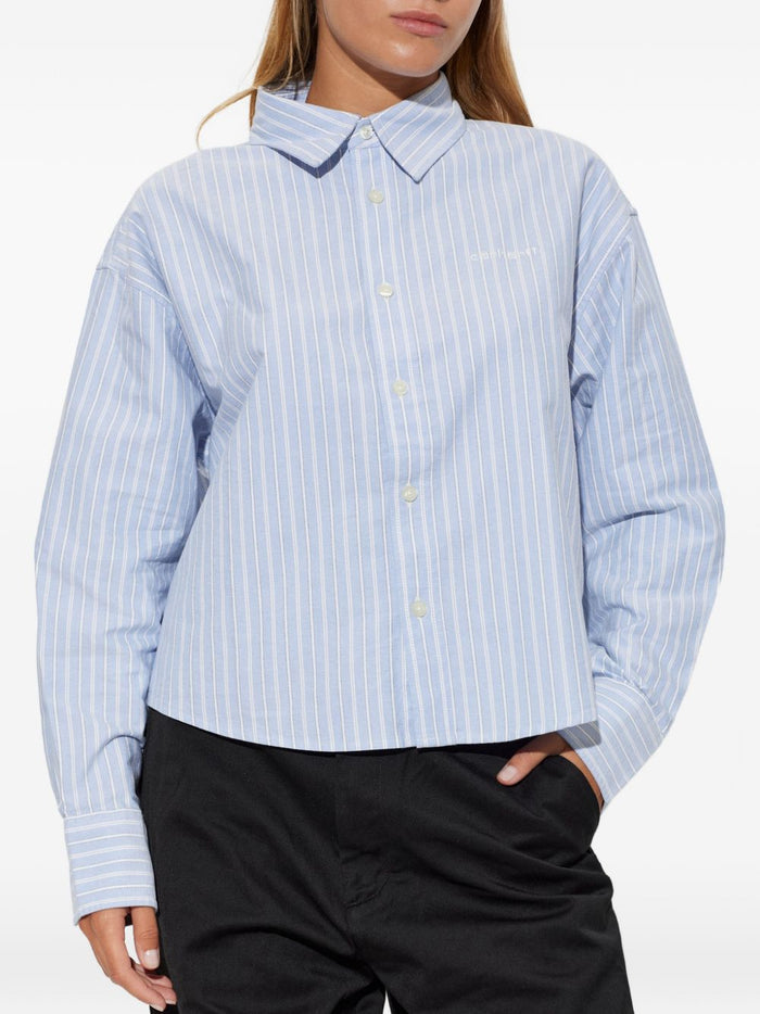 Carhartt Wip Camicia Stripe Bleach Donna 2