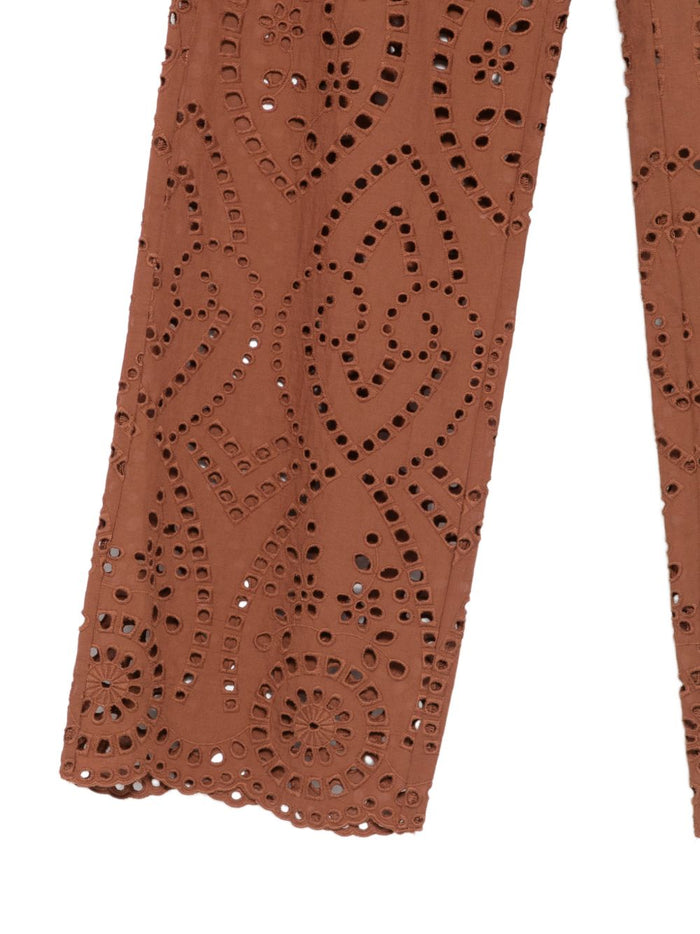 Mc2 Saint Barth Pantalone Sangallo Donna Marrone 3