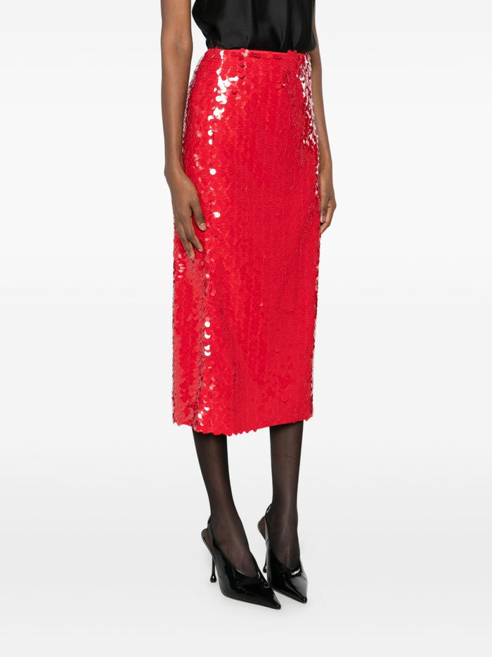 Isabelle Blanche Damen Rock in rot 2