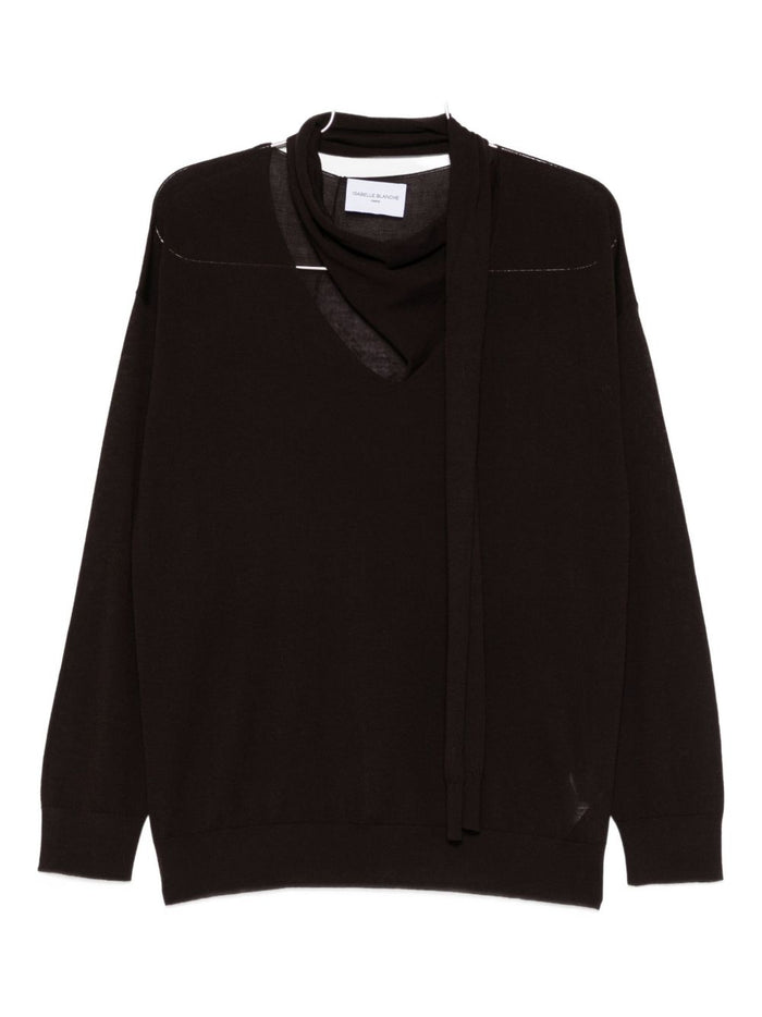 Isabelle Blanche Maglia Marrone Donna 1