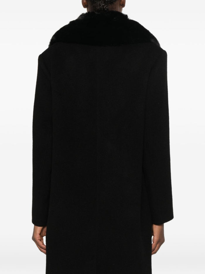 Isabelle Blanche Cappotto Nero Donna 2